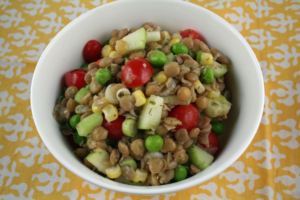 Marinated Lentil Salad by Paula Peck