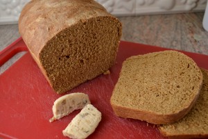 Whole Wheat Bread with Honey Nut Cinnamon Butter