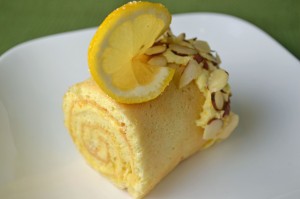 Lemon Cake Log