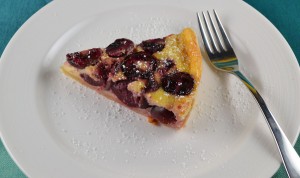 Sour Cream Cherry Tart Slice